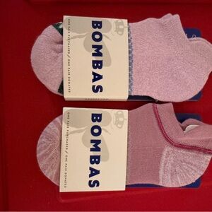 New Women’s Bombas Socks Set Of Two Purple Small